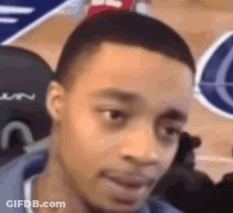 Face With Basketball Court Background GIF