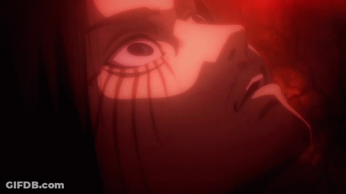 Face With Blood Coming Out Of Eyes GIF