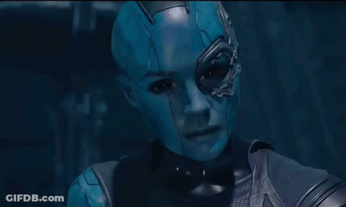 Face With Blue Mask GIF