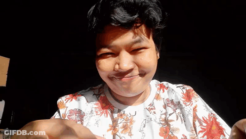 Face With Letter M On Head GIF