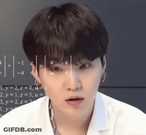 Face With Math Equations GIF