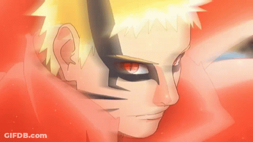 Face With Red Eyes And Yellow Hair GIF