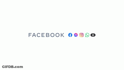 Facebook Word And Icons GIF