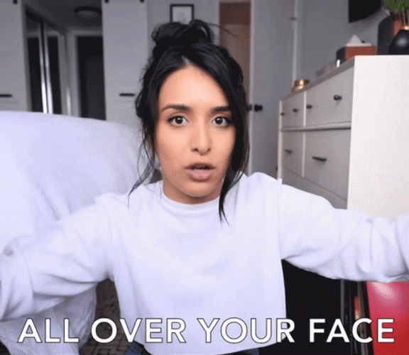 Facial All Over Your Face Jazmine Garcia GIF