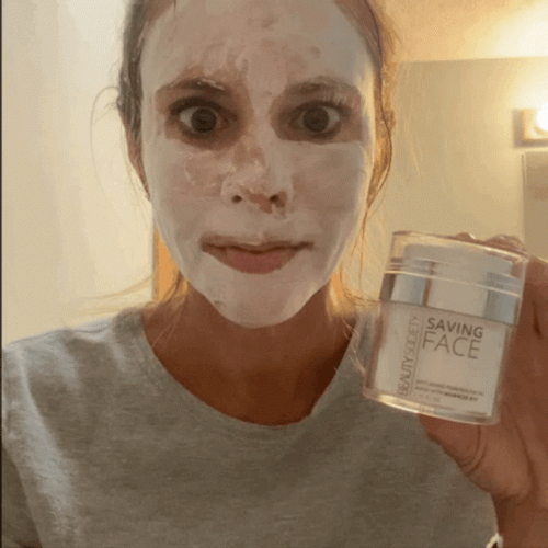 Facial Mask Thumbs Up Nice Alright GIF
