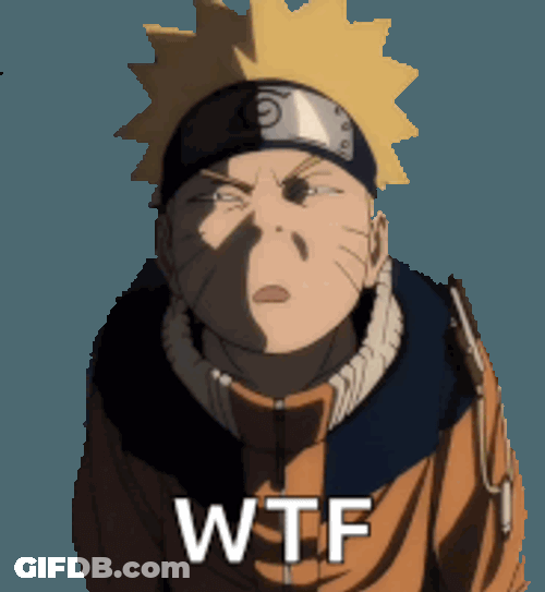 Fadding Naruto Sticker GIF
