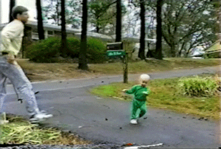 Fail Baby Headstand GIF