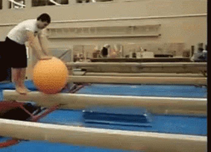 Fail Ball Beam Balance GIF