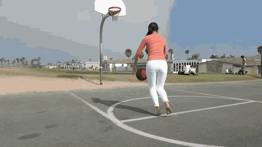 Fail Basketball Shoot Girl GIF