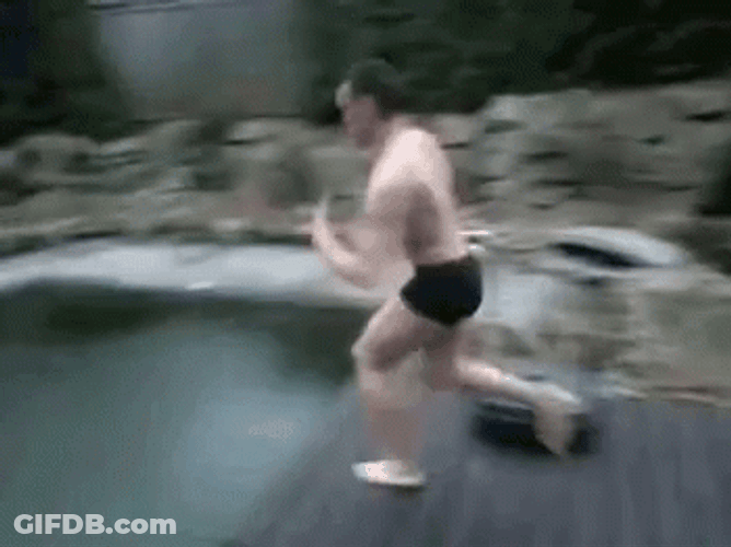 Fail Dive Ice Pool GIF