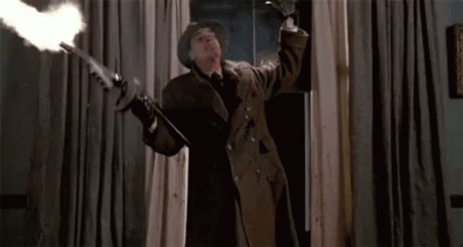 Fail Gun Shoot Mafia Miller GIF
