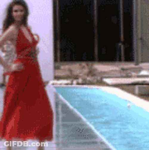 Fail Model Spin Pool GIF