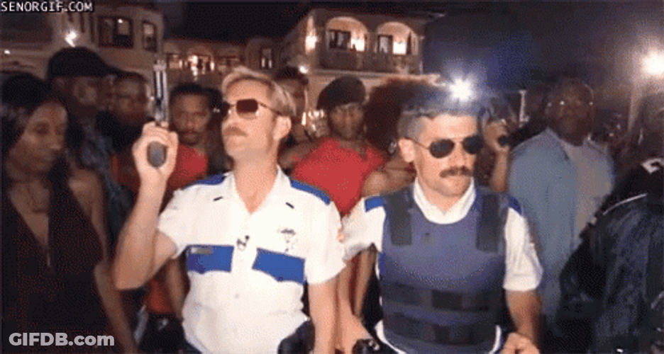 Fail Police Wall Reno 911 GIF