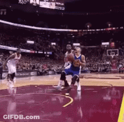 Fail Shot Steph Curry Dunk GIF