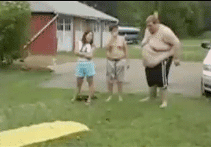 Fail Slip 'N Slide Guy GIF