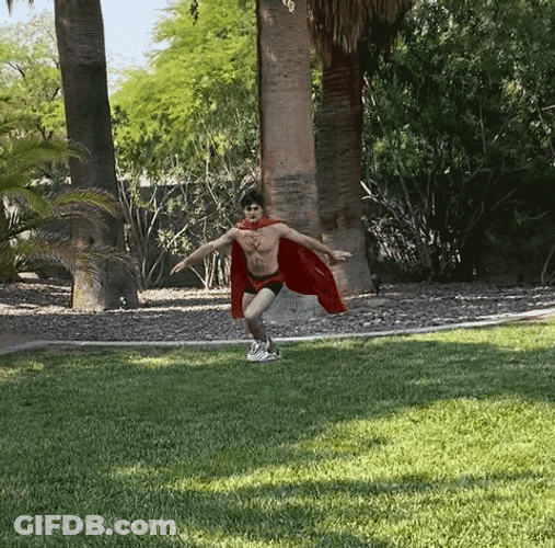 Fail Superman Run GIF