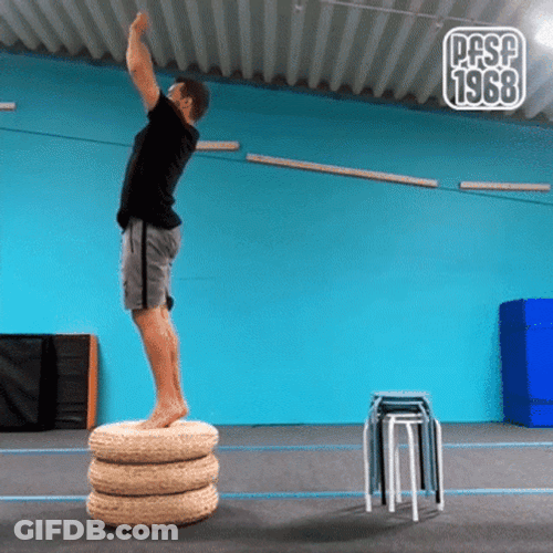 Failed Backflip Trick GIF