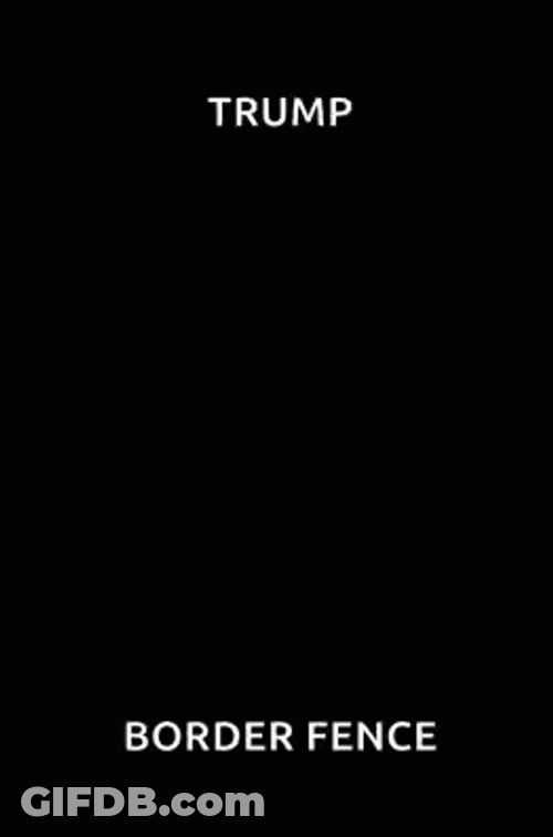 Failed Jump Over Trump Border Fence GIF