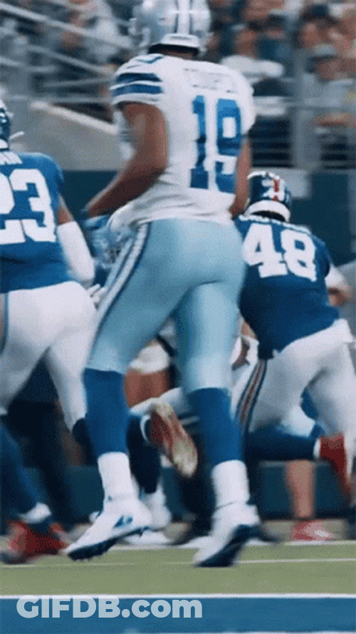 Failed Run Football Is Back GIF