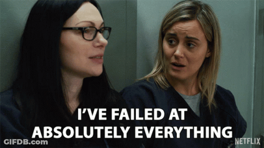 Failure At Everything Piper Chapman And Alex Vause GIF