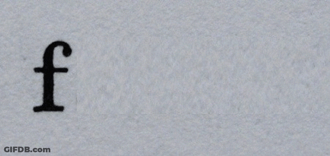 Failure Text Animation GIF