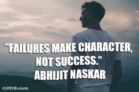 Failures Make Character Quote GIF