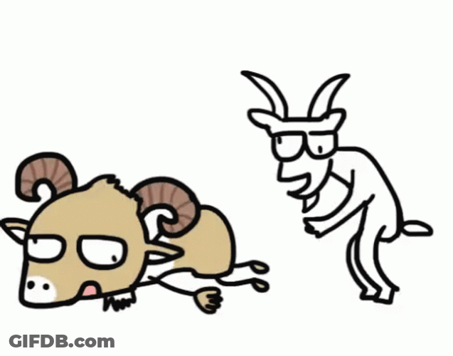 Fainting Goat GIF