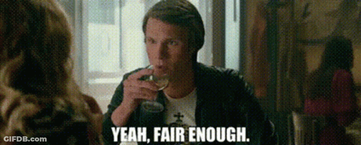 Fair Enough Drinking White Wine GIF