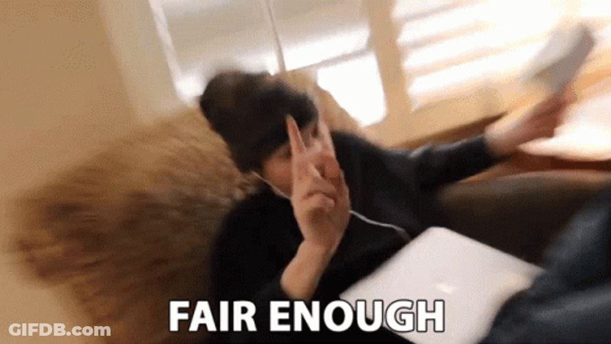 Fair Enough Guy Listening GIF