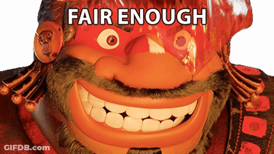 Fair Enough King Teca GIF