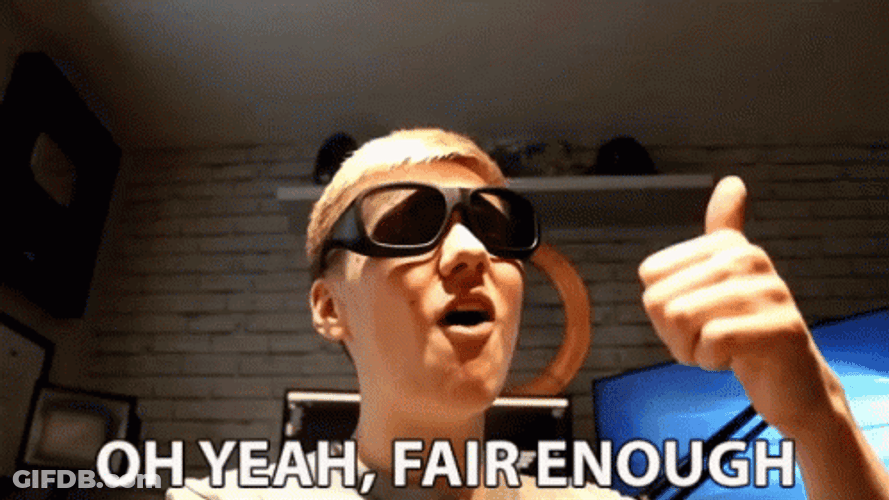 Fair Enough Wearing Glasses GIF