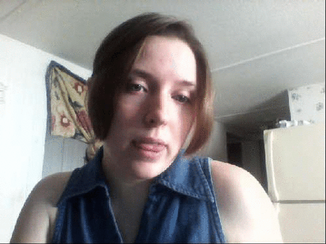 Fair Skin Lady Shy Smile GIF