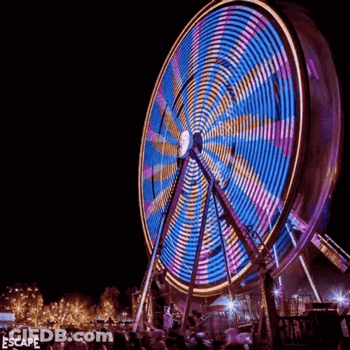 Fair Space Wheel Spin GIF
