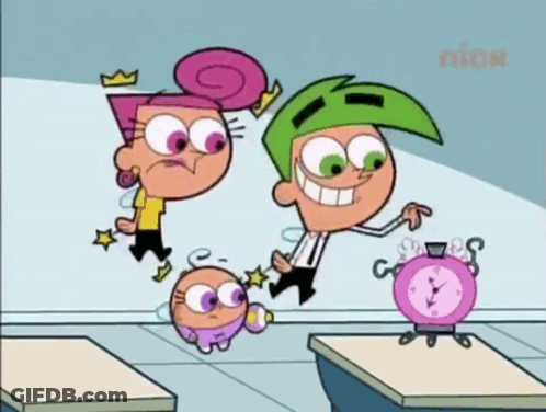 Fairly OddParents Clock Says 4:20 GIF