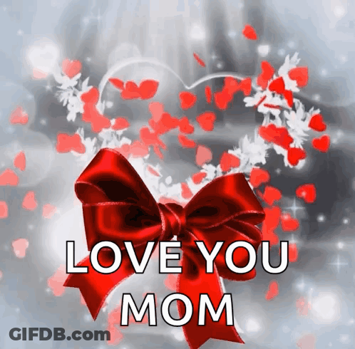 Fairy Flying With Hearts Love You Mama GIF