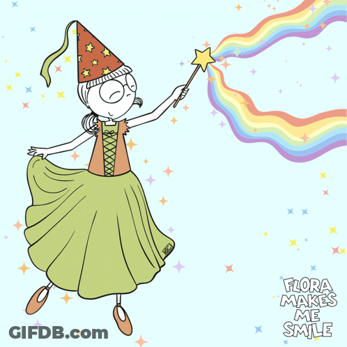 Fairy Holding Wand Que Tengas Un Dia Lleno De Magia GIF