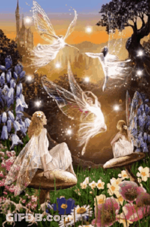 Fairy Looking At Other Fairies GIF