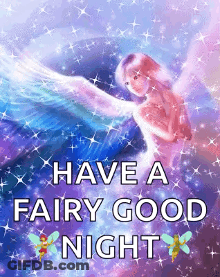 Fairy Saying Have A Fairy Good Night GIF