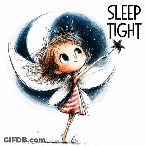 Fairy Saying Sleep Tight GIF