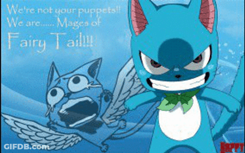 Fairy Tail Character Quotes GIF
