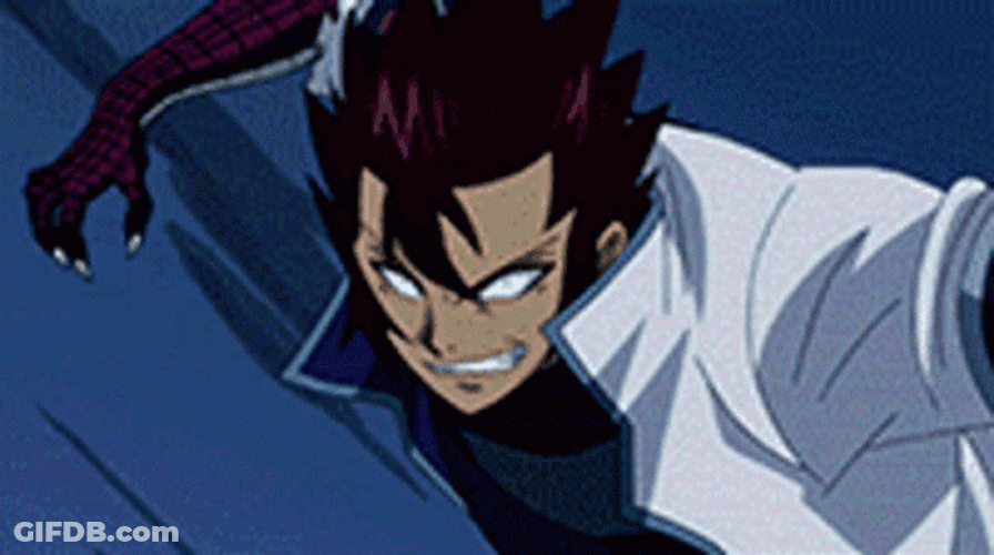 Fairy Tail Cobra Vs Natsu GIF