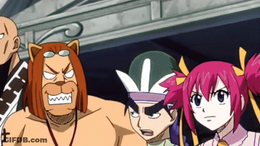 Fairy Tail Guild Inraged GIF