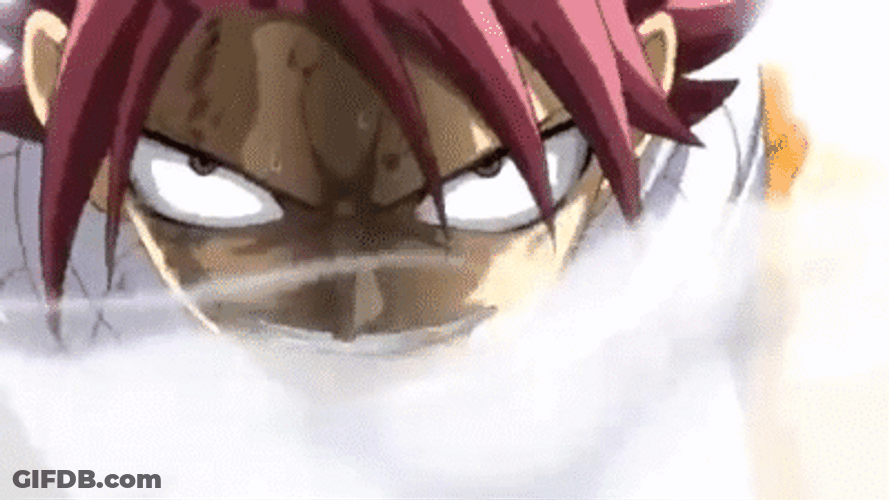 Fairy Tail Natsu Evil Grin GIF