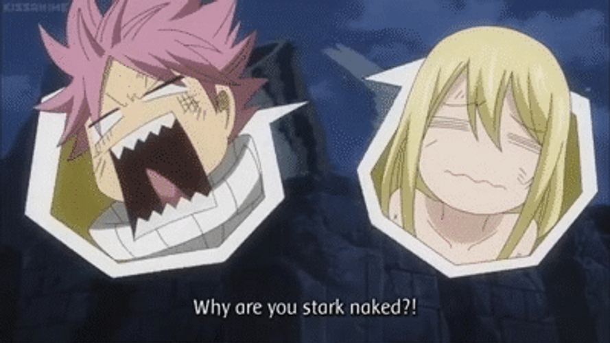 Fairy Tail Natsu Lucy Car Sick GIF