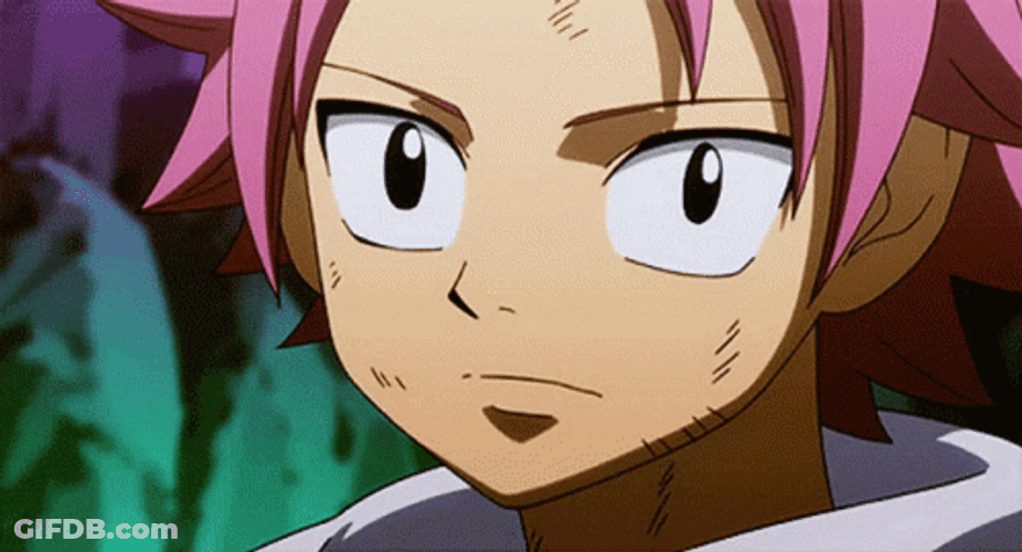 Fairy Tail Natsu Smiling Wide GIF