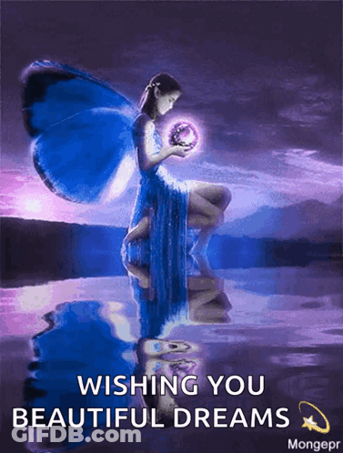 Fairy Wishing You Beautiful Dreams GIF