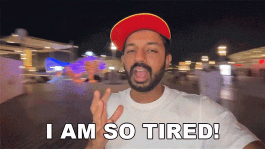 Faisal Khan So Tired While Vlogging GIF