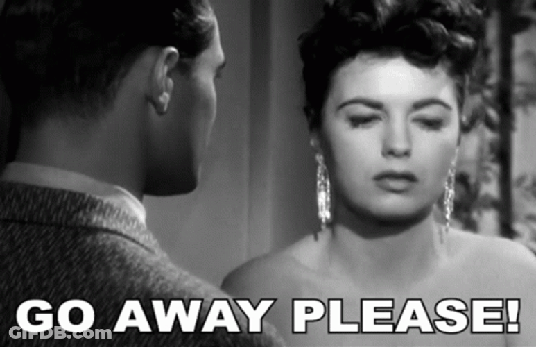 Faith Domergue Go Away Please GIF