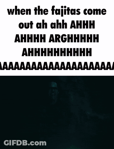 Fajitas Coming Out Poster GIF
