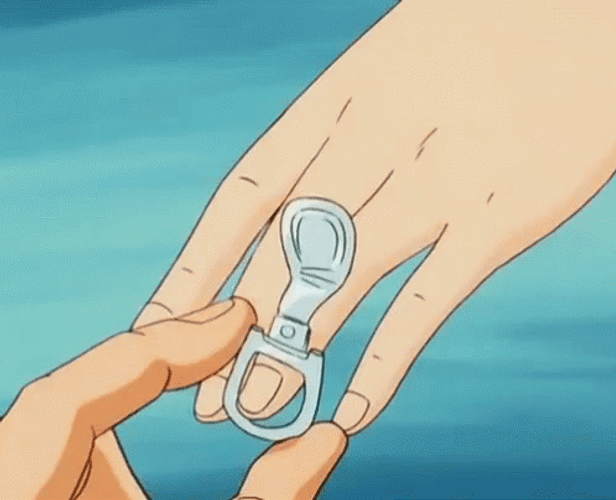 Fake Aesthetic Wedding Ring GIF